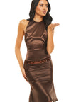 Blair Midi | Chocolate